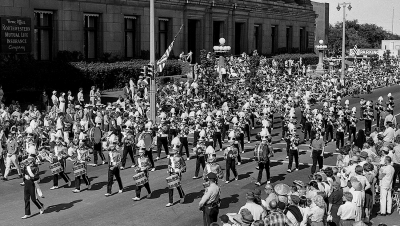 Chicago Cavaliers (Great Circus Parade, Milwaukee, WI, 1964)
Photo by Don Daber
Keywords: 1964