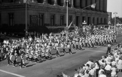 Toronto Optimists (Great Circus Parade, Milwaukee, 1964)
Photo by Don Daber
Keywords: 1964