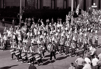 Boys of '76 (Great Circus Parade, Milwaukee, WI, 1964)
Photo by Don Daber
Keywords: 1964