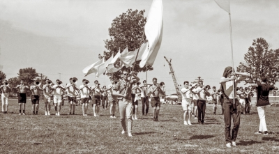 Toronto Optimists rehearsing (Racine, 1964)
Photo by Don Daber
Keywords: 1964