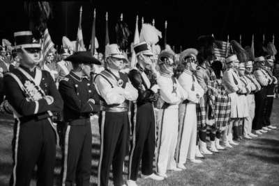 Drum Majors on retreat (Racine, 1964)
Photo by Don Daber
Keywords: 1964