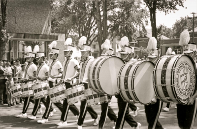 Toronto Optimists in our summer parade uniforms (Sarnia, 1964)
Photo by Don Daber
Keywords: 1964