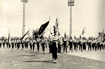 Blessed Sacrament Golden Knights (Roosevelt Stadium, 1964)
Keywords: 1964