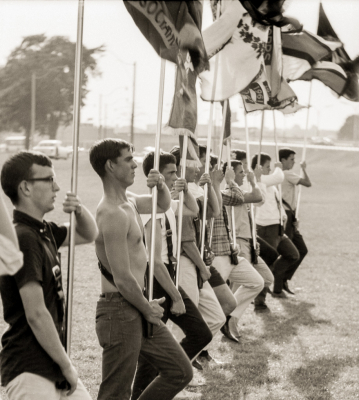 Toronto Optimists guard rehearsing (1965)
Photo by Don Daber
Keywords: 1965