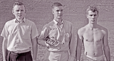 Brian Houghton, Dennis Roberts and Archie Van Dyk (1965)
Photo by Don Daber
Keywords: 1965