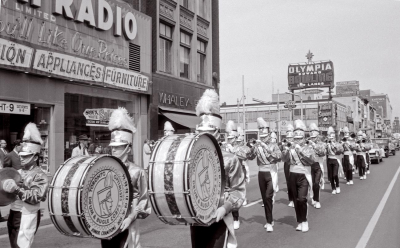 Toronto Optimists in Toronto parade (Yonge & Dundas, 1965)
Photo by Don Daber
Keywords: 1965