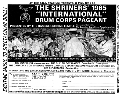 Advert for the 1965 Shrine show
Submitted by Bob Carell
Keywords: 1965