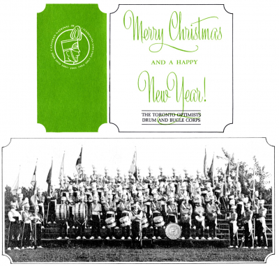 Toronto Optimists Christmas Card (1965)
Created by Don Daber
Keywords: 1965