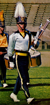 Blessed Sacrament Golden Knights (about 1965)
From an old Drum Corps Digest
Keywords: 1965