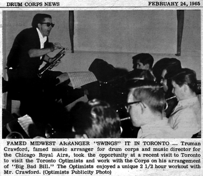 Truman Crawford works with Optimists hornline (1965)
Keywords: 1965