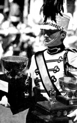 Vern with the Championship trophy and the trophy for high score of the day (1967)
from the 1967 Album cover
Keywords: 1967