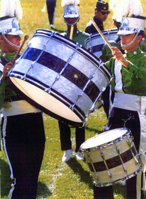 Drumline at end of Battle Cry (1968)
Photo submitted by John "Scotty" MacDonald
Keywords: 1968