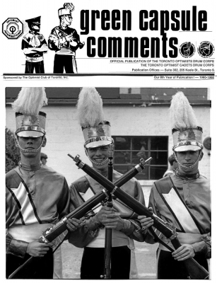 Rick Cooper, Steve Jarvis and Bernie Roelcke on the cover of 1968 Green Capsule Comments
Keywords: 1968