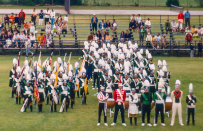 Drum Majors on retreat with St Joe's behind them (Batavia, 1969)
Photo by Don Daber
Keywords: 1969