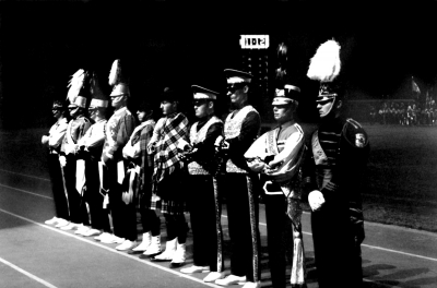 Drum Majors at retreat (Shriners Show, 1969)
Photo by Don Daber
Keywords: 1969