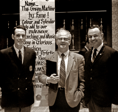 Dick Brown, Al Tierney and Cliff Billington, Toronto Optimists (1969)
Photo by Don Daber
Keywords: 1969