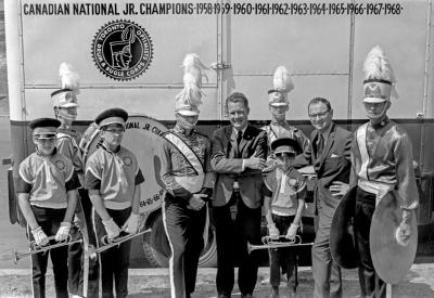 Promo Shot with Toronto Optimists and Optimist Cadets (1969)
Photo by Don Daber
Keywords: 1969