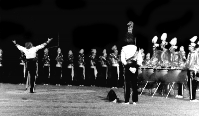 Paul Thompson conducting with Mike Arsenault on the side (1971)
Photo by Don Daber
Keywords: 1971