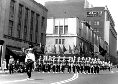 Toronto Optimists in a parade on Yonge St (Toronto, 1971)
Photo by Don Daber
Keywords: 1971