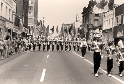 Toronto Optimists (Parade on Yonge St, 1971)
Photo by Don Daber
Keywords: 1971