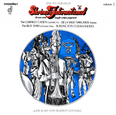 Album cover for 1971 Shriners' record
Artwork by Don Daber
Keywords: 1971