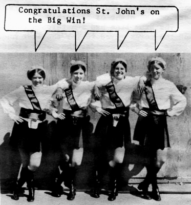 Optimists members: Cheryl Miller, Janet Lynch, Mary Ferriman , Debbie Miller (1972)
From Green Capsule Comments
Keywords: 1972