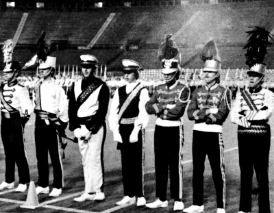 Drum Majors at the Big 10 Show (Hamilton, 1972)
Photo submitted by Randy Cochrane
Keywords: 1972