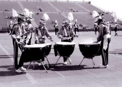 Toronto Optimists tymps at Nationals (CNE, 1972)
Photo by Eric McConachie
Keywords: 1972