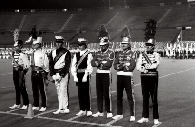 DMs at the Big 10, Scores: Opti: 79.1, Del: 78.0, LaSalle: 75.55 (Hamilton, Sept 2, 1972)
Photo by Eric McConachie
Keywords: 1972