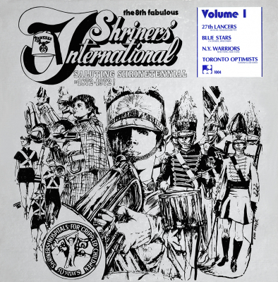 Album cover for 1972 Shriners' record
Artwork by Don Daber
Keywords: 1972