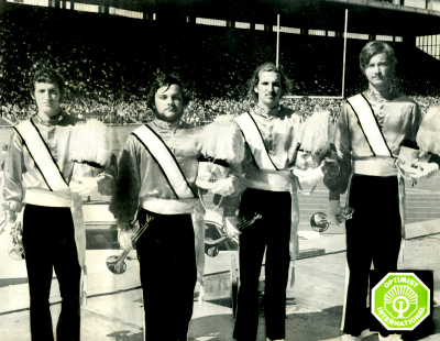 Soprano Soloists L-R: George Nasello, Bob Beachin, Peter Byrne, Jim Farrell (1972)
From Green Capsule Comments
Keywords: 1972