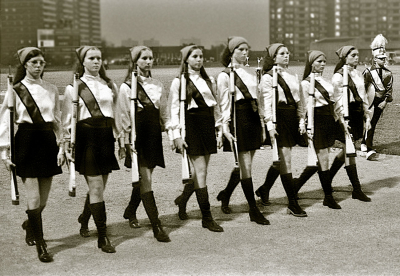 Toronto Optimists Rifle Line (Borough of York Stadium, 1973)
Photo by Eric McConachie
Keywords: 1973