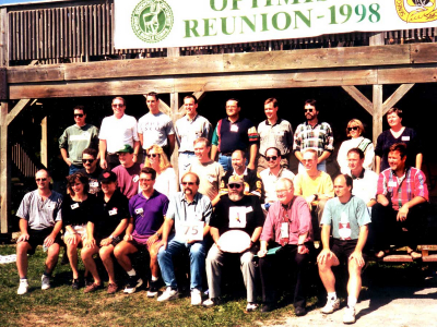  Members of the 1975 Optimists (Reunion, 1998)
Photo submitted by Randy Cochrane
Keywords: 1998 1975