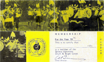 Seneca Optimists membership card (1976)
Submitted by Enzo Marrella
Keywords: 1976