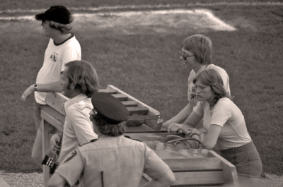 Dougie May (aka Toby Frechette) with the glasses (Michigan City, 1976)
Photo by Bob Carell
Keywords: 1976
