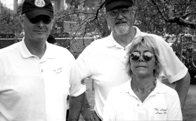Dave Blevins, Frans Rood, Carol Ann Munro (Warriors Day Parade, CNE, 2006)
Photo by Eric McConachie
Keywords: 2006