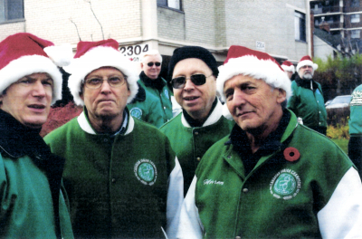 Jason, Eric, Toby & Warren (Etobicoke Lakeshore Santa Claus Parade, 2006)
Photo by Eric McConachie
Keywords: 2006