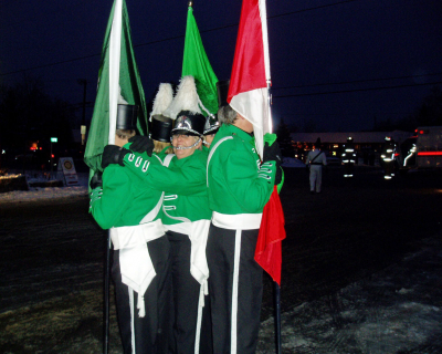 Trying to get warm! (Fenelon Falls Santa parade, 2007)
Photo by Jan Burgess
Keywords: 2007