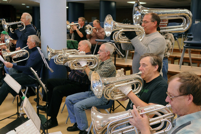 Rehearsing at St Mikes (2008)
Photo by David Johns
Keywords: 2008
