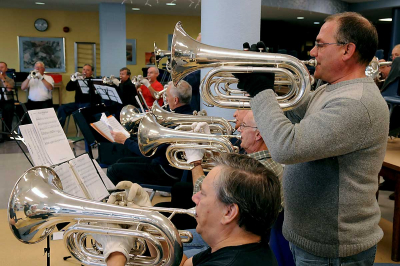 Baritones at rehearsal (2008)
Photo by David Johns
Keywords: 2008