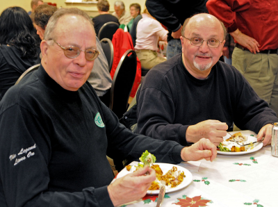 John Parkinson and John Petti (Christmas 2008)
Photo by David Johns
Keywords: 2008