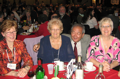 Margaret, Josie, Ron and Jan, Saturday night at G.A.S. (2008)
Photo by Phil Hennings
Keywords: 2008