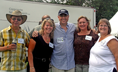 Toby Frechette (Doug May), Sue Booth (Whalley), Phil McArthur, Debbie McArthur (Biggs) and Laura King (Reunion 2008)
Photo by Pat Buttigieg
Keywords: 2008