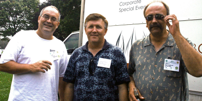 Mark Decloux, Chris White, Shaun McCoullough (2008 Reunion)
Photo by Pat Buttigieg
Keywords: 2008