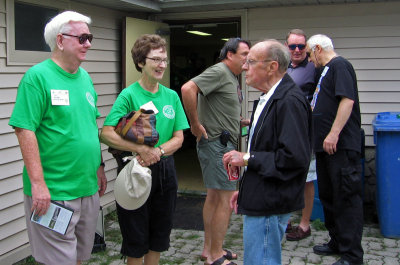 Jim and Janice Dwyer, Gerry Bencze, Clare Reid, Rick Brown (2008 Reunion)
Photo by Phil Hennings
Keywords: 2008