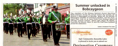 Newpaper report about Bobcaygeon Parade (2009)
Submitted by Warren Berger
Keywords: 2009