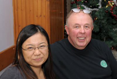 Kimiko Yamada and Rick Shearer (Christmas Social, 2009)
Photo by David C. Johns
Keywords: 2009