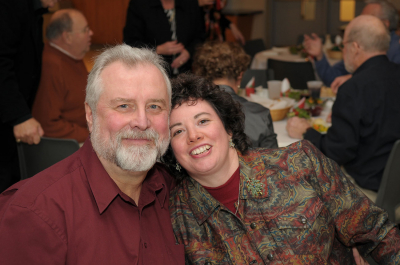 Brian and Sue Hogan (Christmas Social, 2009)
Photo by David C. Johns
Keywords: 2009