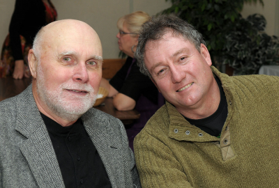 George A. Anthony & Scott Butcher (Christmas Social, 2009)
Photo by David Johns
Keywords: 2009