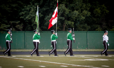 Optimists Alumni Honour Guard(Waterloo, 2009)
Photo by Jim Hodge
Keywords: 2009